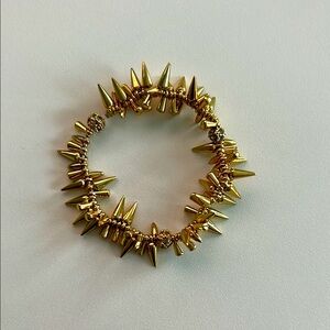 Stella & Dot Renegade Cluster Stretch Bracelet - Gold